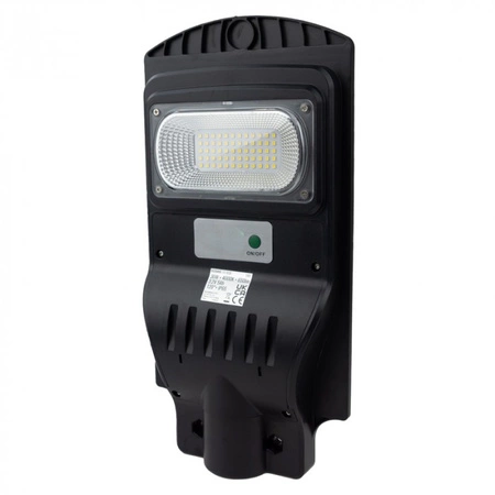 Lampa Solarna Uliczna LED 30W 650lm 4000K Neutralna IP65 z Czujnikiem Ruchu i Zmierzchu ECONOMY Ecolight