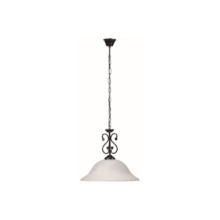 Lampa Sufitowa Wisząca Żyrandol E27 Czarny Klasyczny Dorothea 7776 Rabalux