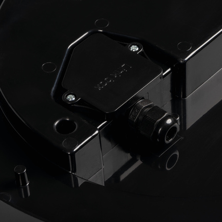 Plafon Lampa Sufitowa LED TURA 24W 1800lm 4000K IP65 Czarna Okrągła KANLUX