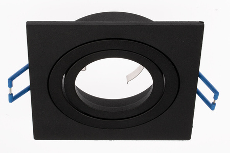 Oprawa Podtynkowa HALOGENOWA TUBA SPOT Ruchoma Midi GU10 Lumiled Kwadratowa Czarna 20mm