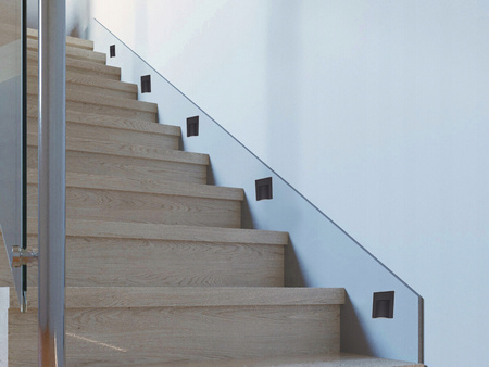 Oprawa Schodowa LED Erinus L 0,8W 3000K Ciepła Czarna KANLUX