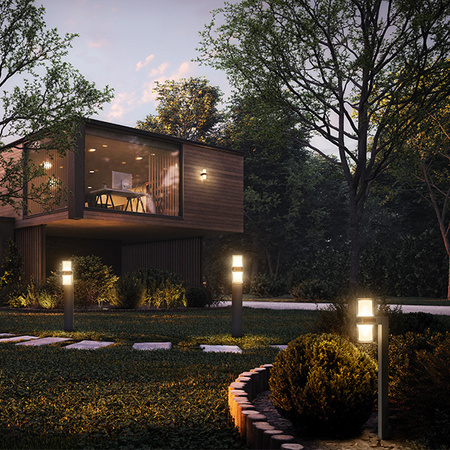 Inteligentny słupek ogrodowy FLARE 80 cm SMART+ WiFi 14W 1000lm RGB+W LEDVANCE