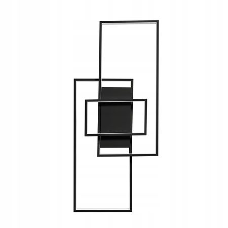 Lampa Sufitowa Żyrandol LED 90W CCT GALAXIS VELA Czarny + Pilot Sterujący