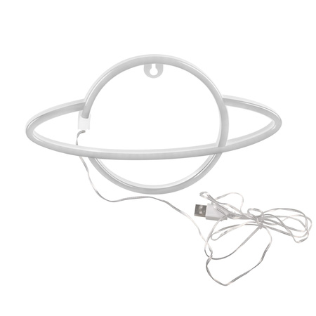 Lampka Dekoracyjna LED Bateryjna 3W Biała Neon Sanico Goldlux