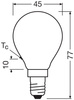 Żarówka LED P45 Kulka E14 5.5W = 60W 806lm 4000K Neutralna 300° Retrofit Filament CLASSIC Osram