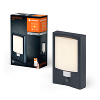Lampa Ogrodowa LED Podświetlany Numer Domu Kinkiet 22W 3000K Ciepła IP44 SMART+ z Kamerą WiFi z Czujnikiem Ruchu i Zmierzchu Ściemnialna LEDVANCE