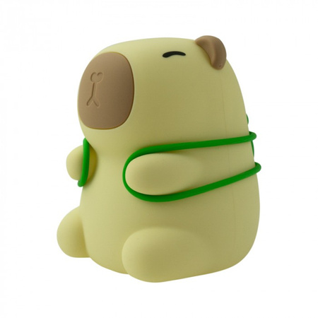 Lampka Nocna Dziecięca LED 2.5W 3000K Ciepła + Wielokolorowa RGB Akumulatorowa 1200mAh beżowy KAPIBARA MARY'S