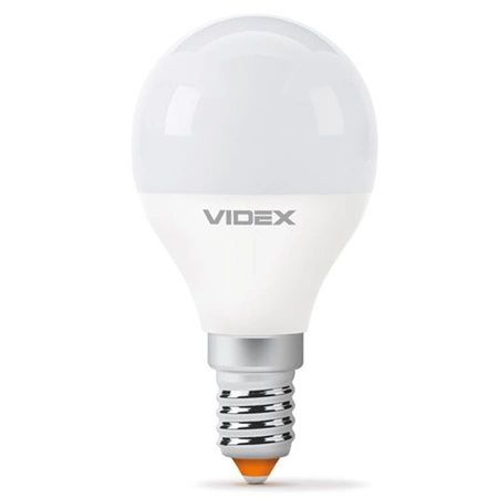 Żarówka LED E14 G45 Kulka 7W = 50W 630lm 4000K Neutralna 240° Videx