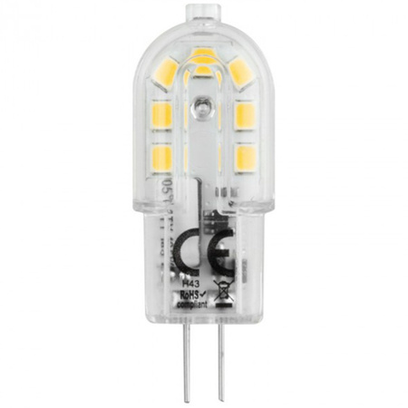 Żarówka LED G4 KAPSUŁKA MINI 3W = 25W 270lm 3000K Ciepła 12V AC/DC SMD ECOLIGHT