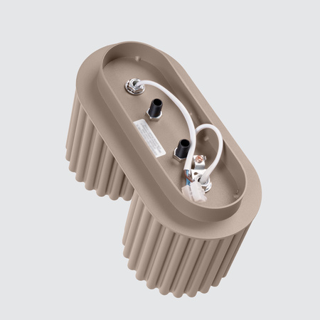 Oprawa Natynkowa 2x GU10 Aluminiowa Taupe Aura Deep Space SL.1815 Sollux