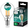 Żarówka LED E14 Kulka P45 2,2W 470lm = 40W 4000K Neutralna 360° Filament KLASA A LUMILED