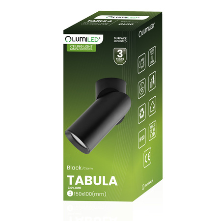 Lampa Sufitowa Plafon SPOT TUBA Reflektor Oprawa Halogenowa Skośna GU10 TABULA LUMILED