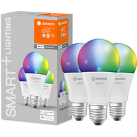 3PAK Żarówka LED E27 A75 14W = 100W 1521lm CCT RGB SMART+ WiFi Ściemniala LEDVANCE