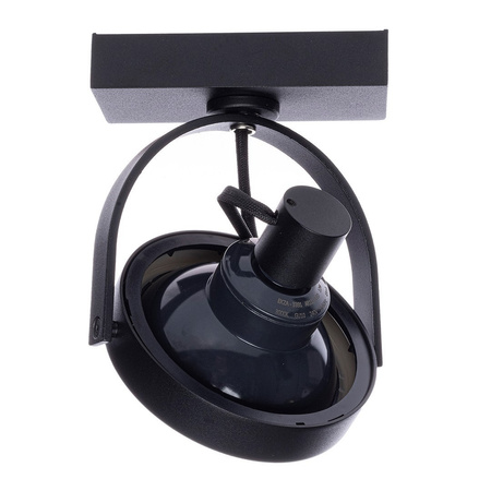 Oprawa Natynkowa Halogenowa Lugar Czarna 1xAR111 GU10 Spot Milagro