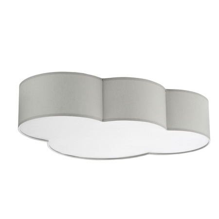 Lampa Sufitowa Plafon Oprawa CLOUD GREY Chmurka Szara 15W 4xE27 3145 TK Lighting