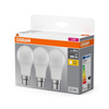 3x Żarówka LED A60 B22d 8W = 60W 806lm 2700K Ciepła 150° BASE Osram