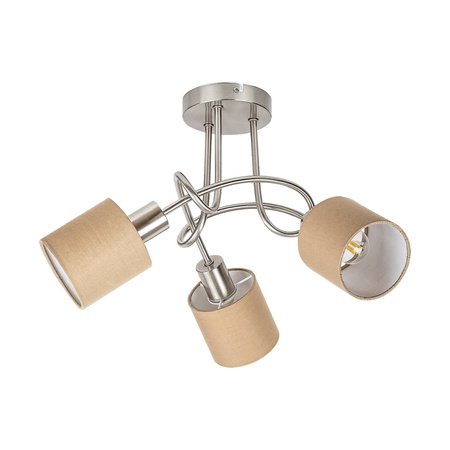 Lampa Sufitowa Żyrandol 3x E14 Chrom Nowoczesny Natina Rabalux