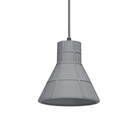Lampa Sufitowa Wisząca Dekoracyjna E27 Zwis Szary Beton Decor Ledvance