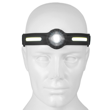 Latarka Czołowa Akumulatorowa LED COB + XPG 550lm USB-C 6 Trybów Pracy VA0154 Vayox