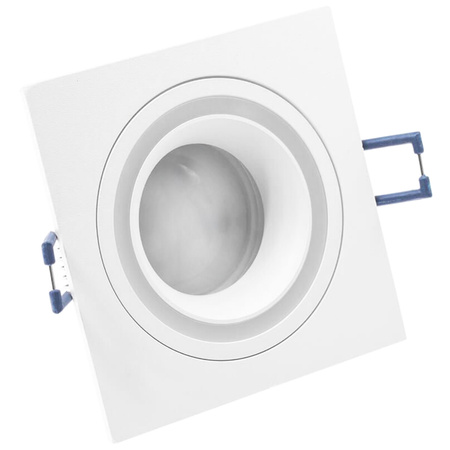 Oprawa HALOGENOWA CLARO Podtynkowa Stała KWADRAT Biała GU10