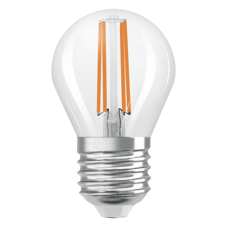Żarówka LED P45 Kulka E27 2.2W = 40W 470lm 2700K Ciepła 320° 214lm/W CLASSIC ENERGY EFFICIENCY Osram