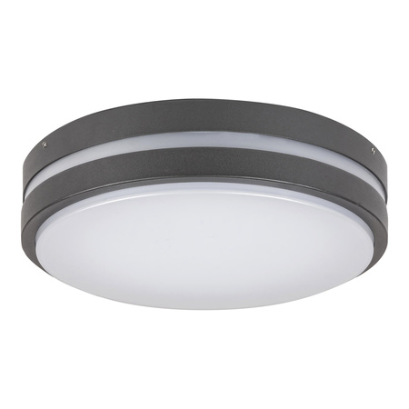 Plafon LED Lampa Sufitowa Oprawa Ścienna Ogrodowa Zewnętrzna 10W 720lm 4000K IP44 Antracyt Nowoczesny Hamburg Rabalux