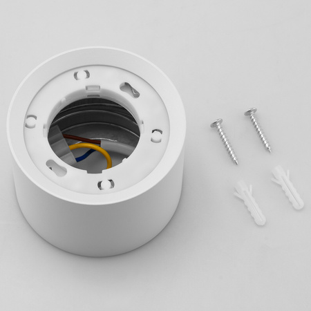 Oprawa HALOGENOWA Natynkowa SUNLA Tuba Gx53 LED Spot Kinkiet Sufitowa Walec Biały LUMILED