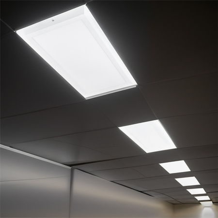 Panel LED Sufitowy Natynkowy 30x60 cm 24W 4000K 1900lm IP20 Plafon BIAŁY