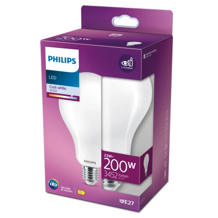 Żarówka LED E27 A95 23W = 200W 3452lm 4000K Neutralna FILAMENT LED Classic Philips