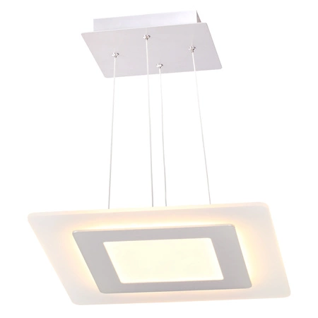 Modna LAMPA wisząca, SUFITOWA LARVIK 25W 4000K BIAŁA GOLDLUX (Polux)
