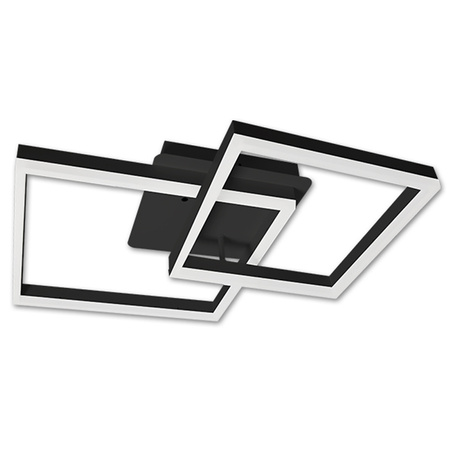 Lampa Sufitowa Żyrandol LED 70W CCT GALAXIS HERKULES Czarny + Pilot Sterujący