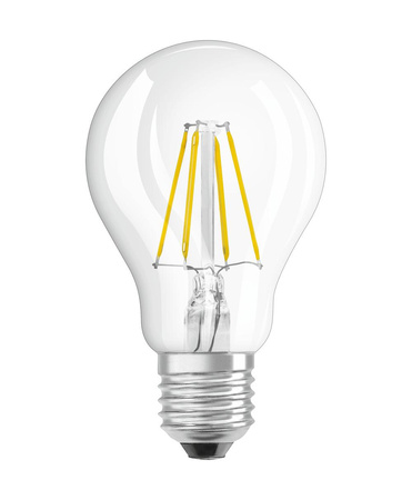 Żarówka LED A60 E27 4.8W = 40W 470lm 2700K Ciepła 320° Ściemnialna Retrofit Filament CLASSIC Osram