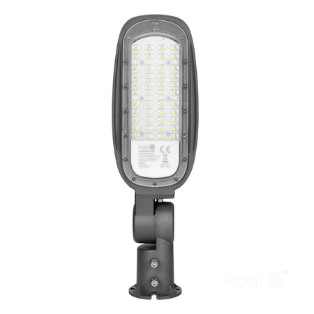 Lampa Uliczna LED Przemysłowa Oprawa Drogowa 40W 5600lm 4000K Neutralna IP66 IK08 Szara Vespa Kobi