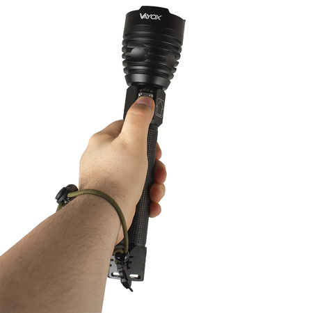 Latarka LED Taktyczna Akumulatorowa USB Wojskowa 15W VA0075 Vayox