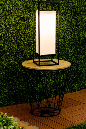 Lampa Solarna LED Zewnętrzna Ogrodowa Stojąca Latarenka 3000K IP44 38cm Czujnik Zmierzchu