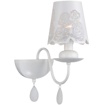 Kinkiet Lampa Ścienna FABRIZIA E14 Biała 36cm - GOLDLUX (Polux)