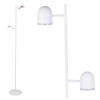 Lampa podłogowa 7W 2x LED RAWI biała 3000K GOLDLUX (Polux)
