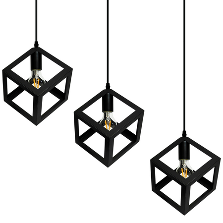 LAMPA WISZĄCA SUFITOWA SWEDEN 3xE27 GOLDLUX (Polux)