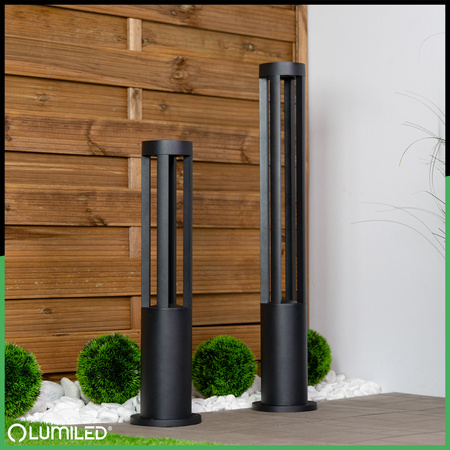 Lampa Ogrodowa Słupek Zewnętrzny Stojący 12W LED 4000K QUERO 60cm LUMILED
