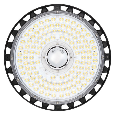 Lampa LED Oprawa Przemysłowa 147W 22000lm 4000K Neutralna z Czujnikiem Ruchu Zmierzchu Czarny IP65 IK08 High Bay Gen 4 Ledvance