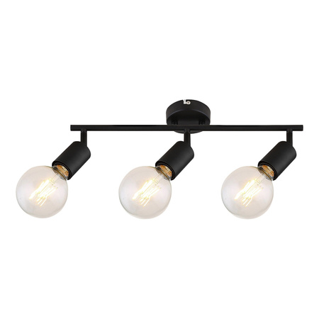Lampa Sufitowa Punktowa Reflektor Spot 3x E27 Czarny Klasyczny Lamar 3988 Rabalux