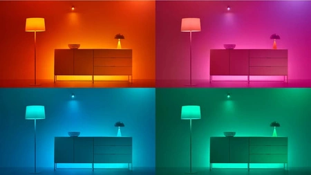 Żarówka LED E14 Świeczka C37 4.9W = 40W 470lm 2200-6500K RGB + TW Inteligentna SMART WiFi Bluetooth Aplikacja WiZ