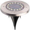 Zestaw 6x Lampki Solarne Ogrodowe LED HELIS Wbijane Dyski Dogruntowe 4000K IP44 LUMILED