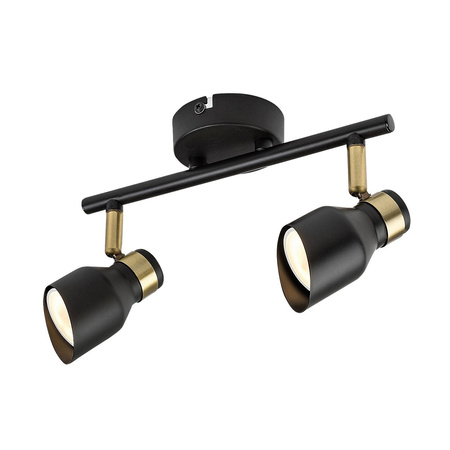 Lampa Sufitowa SPOT Reflektor 2x GU10 Złoty Nowoczesny Lilou Rabalux