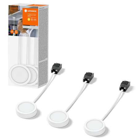 Panel LED Oprawa Podtynkowa Punktowa 3W 250lm CCT Oczko Spot Biały Puck Ledvance