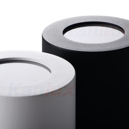 Oprawa natynkowa halogenowa SPOT TUBA okrągła SANI GU10 czarna IP44 Kanlux