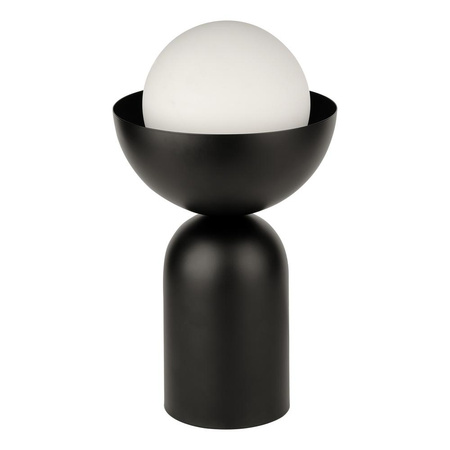 Lampa Stołowa Dekoracyjna Oprawa Oświetleniowa E14 Czarna Decor Bowl Table Osram