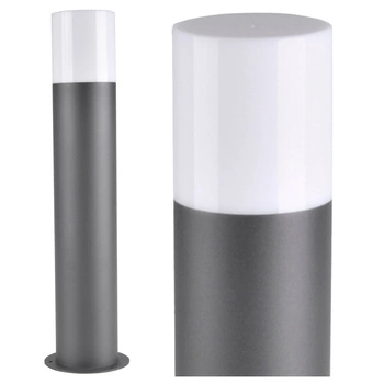 Lampa Ogrodowa LED Słupek E27 TUBA NISKA Grafit 44cm DALLAS GOLDLUX (Polux)