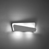 Lampa Ścienna Kinkiet 2x G9 Prostokątna Biała Nowoczesna Bascia Sollux