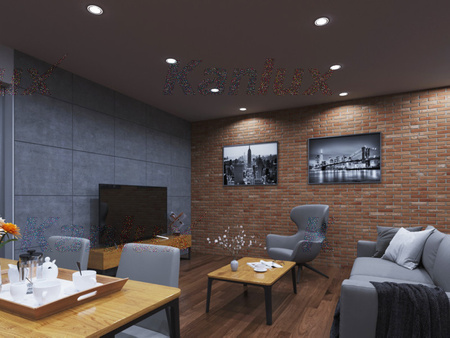 Oprawa sufitowa halogenowa podtynkowa IMINES MR16 GU10 biały mat Kanlux